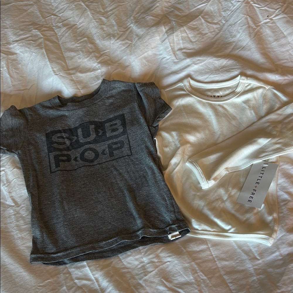 Bundle of soft Gray Kids T-Shirts 2T